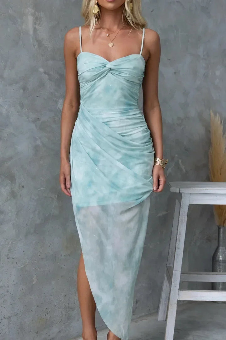 Elin® Fiore Klänning – Asymmetrisk & Rosdrömsk Elegans