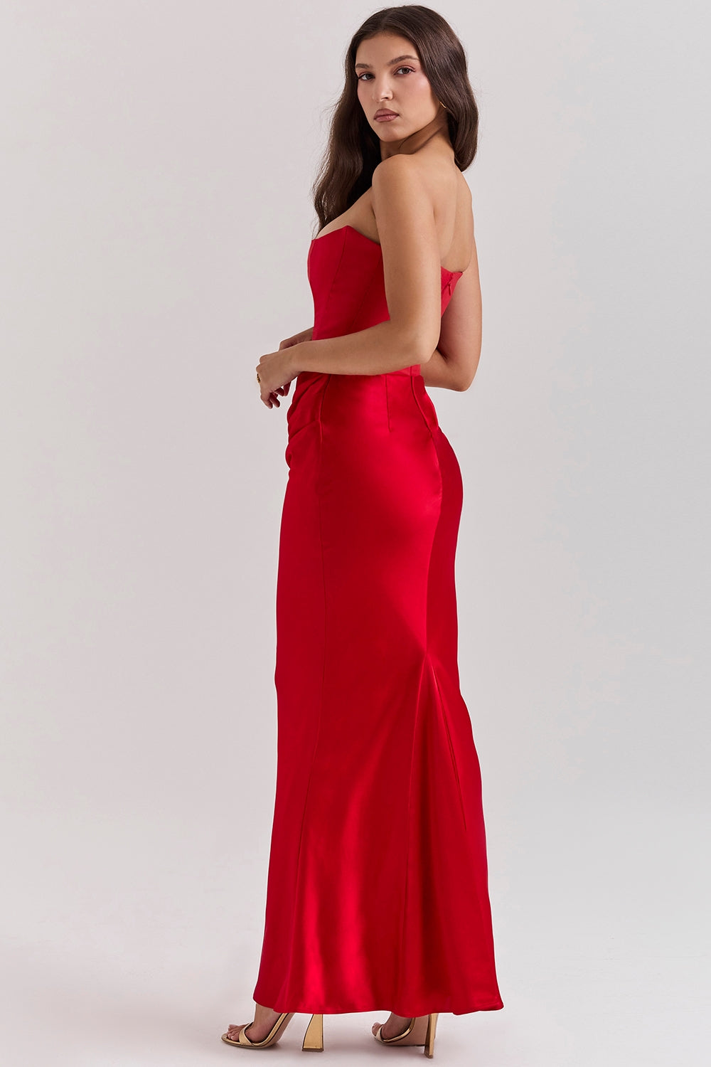 Elin® Maxi Klänning – Satin