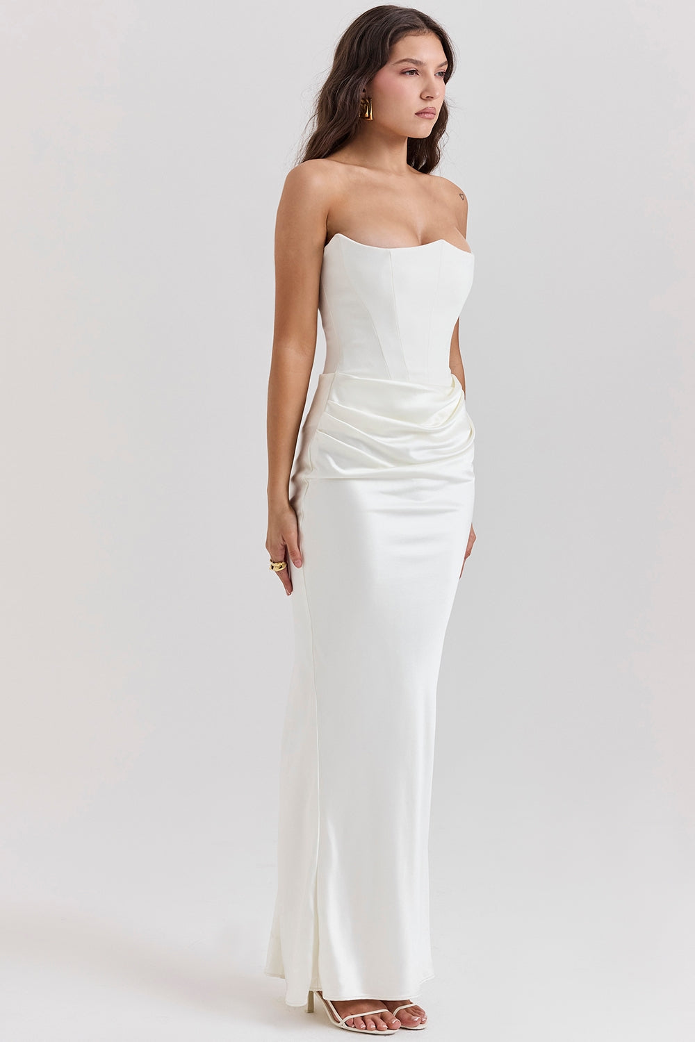 Elin® Maxi Klänning – Satin