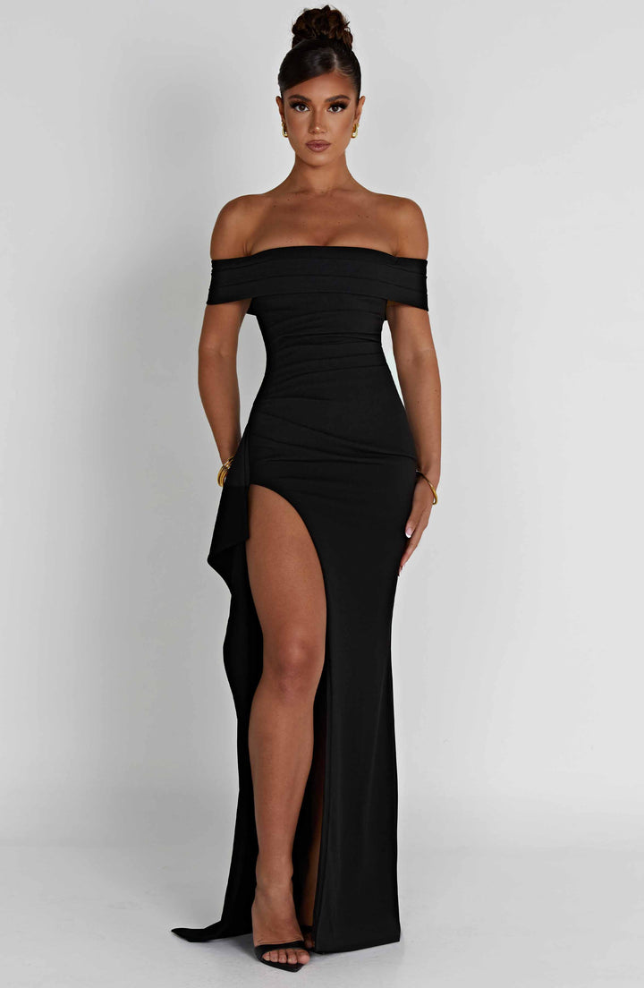Elin® Maxi Dress – Off-Shoulder & Bardot