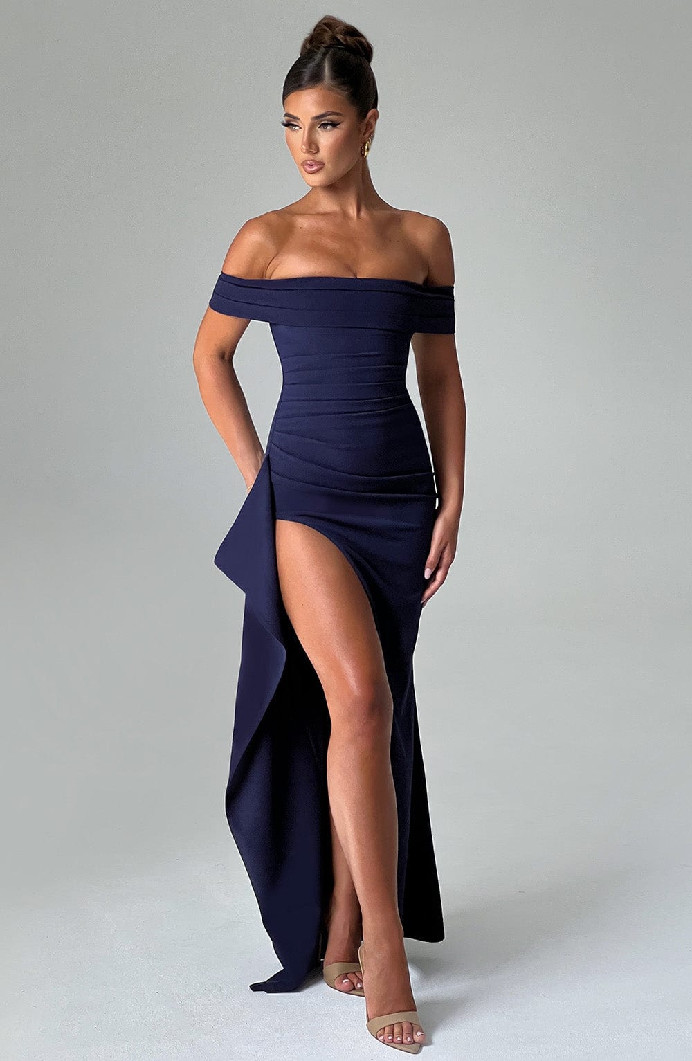 Elin® Maxi Dress – Off-Shoulder & Bardot