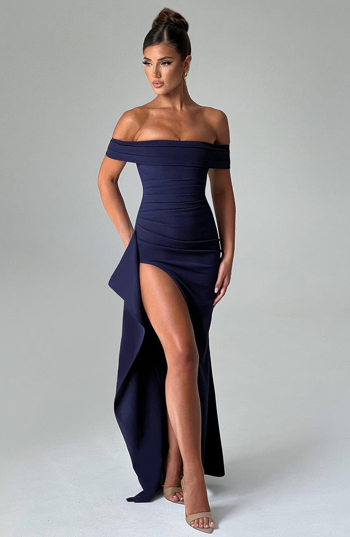 Elin® Maxi Dress – Off-Shoulder & Bardot